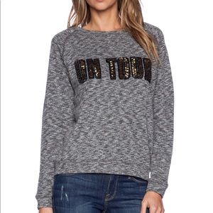 On Tour sequin crewneck sweatshirt
